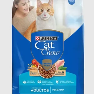 CAT CHOW ADULTO PESCADO Prebioticos 8 kg